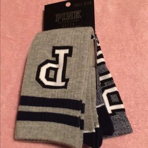 PINK knee high socks